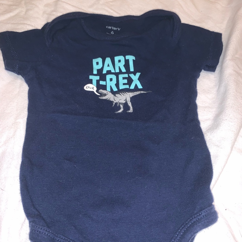 Boys t-Rex onesie